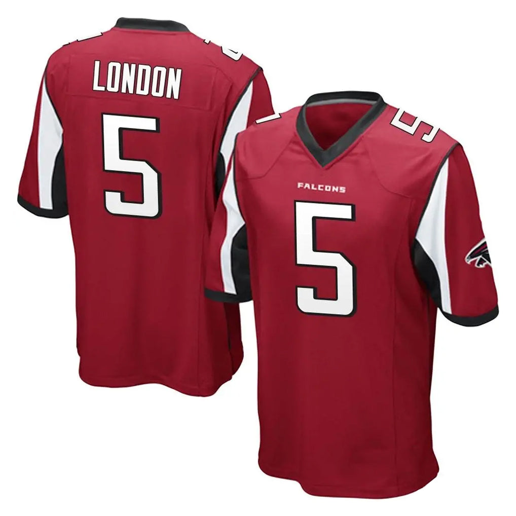 A.Falcons #5 Drake London Player Red Color Vapor Home Game Ldoa Stitched Jerseys
