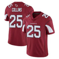 A.Cardinals #25 Zaven Collins Player Cardinal Vapor Limited Home Game  Ldoa Stitched Jerseys