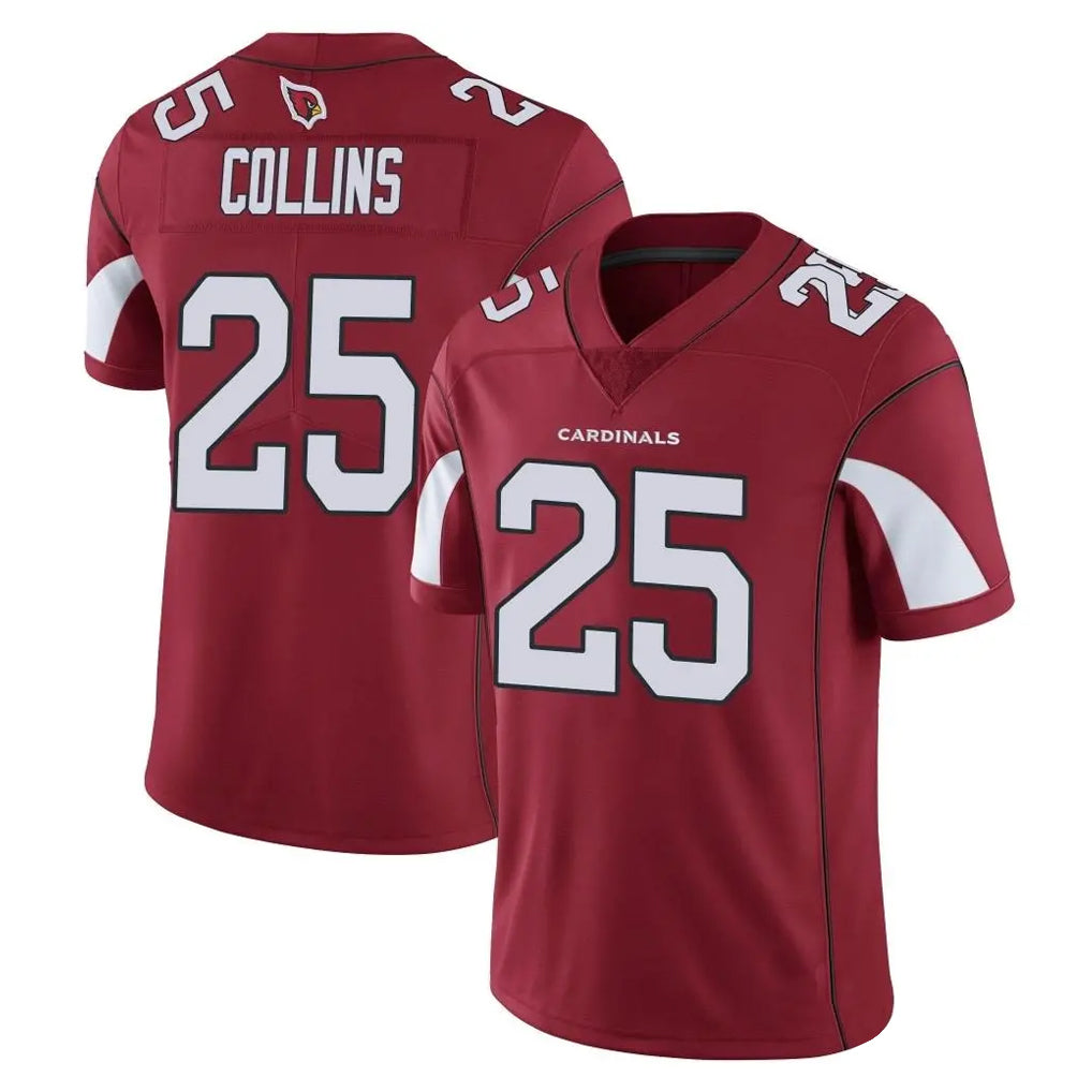 A.Cardinals #25 Zaven Collins Player Cardinal Vapor Limited Home Game  Ldoa Stitched Jerseys