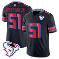 H.Texans #51 Will Anderson Jr. Player Navy 2026 Rivalries Vapor Limited Home Game Ldoa Stitched jerseys
