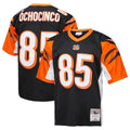 C.Bengals #85 Chad Johnson Player Black Mitchell & Ness Replica Ldoa Stitched Jerseys