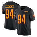 W.Commanders #94 Daron Payne Player Black Limited Vapor F.U.S.E. Home Game Ldoa Stitched Jerseys