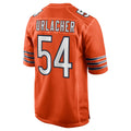 C.Bears #54 Brian Urlacher Player Orange Home Game Ldoa Stitched Jerseys