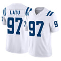 IN.Colts #97 Laiatu Latu Player White Limited Vapor F.U.S.E. Home Game Ldoa Stitched Jerseys