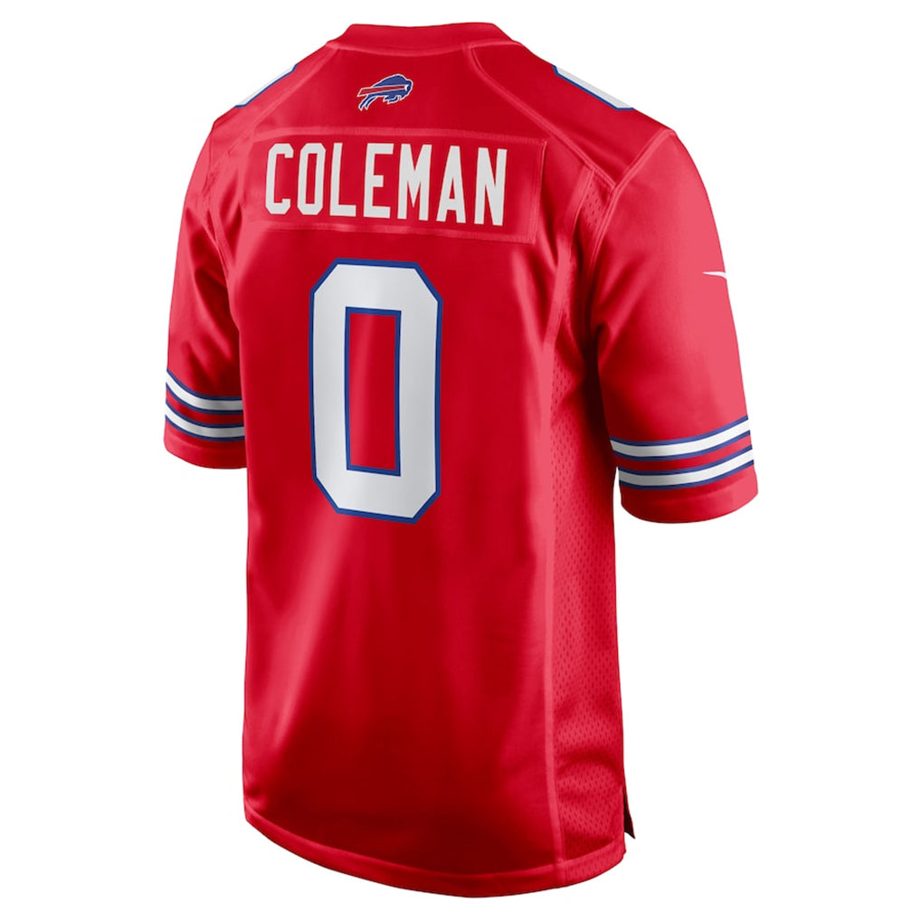 B.Bills #0 Keon Coleman Player Red Home Game Ldoa Stitched Jerseys