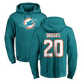 M.Dolphins #20 Jordyn Brooks Player Aqua LOGO Pullover Hoodies Limited Ldoa Stitched Jerseys