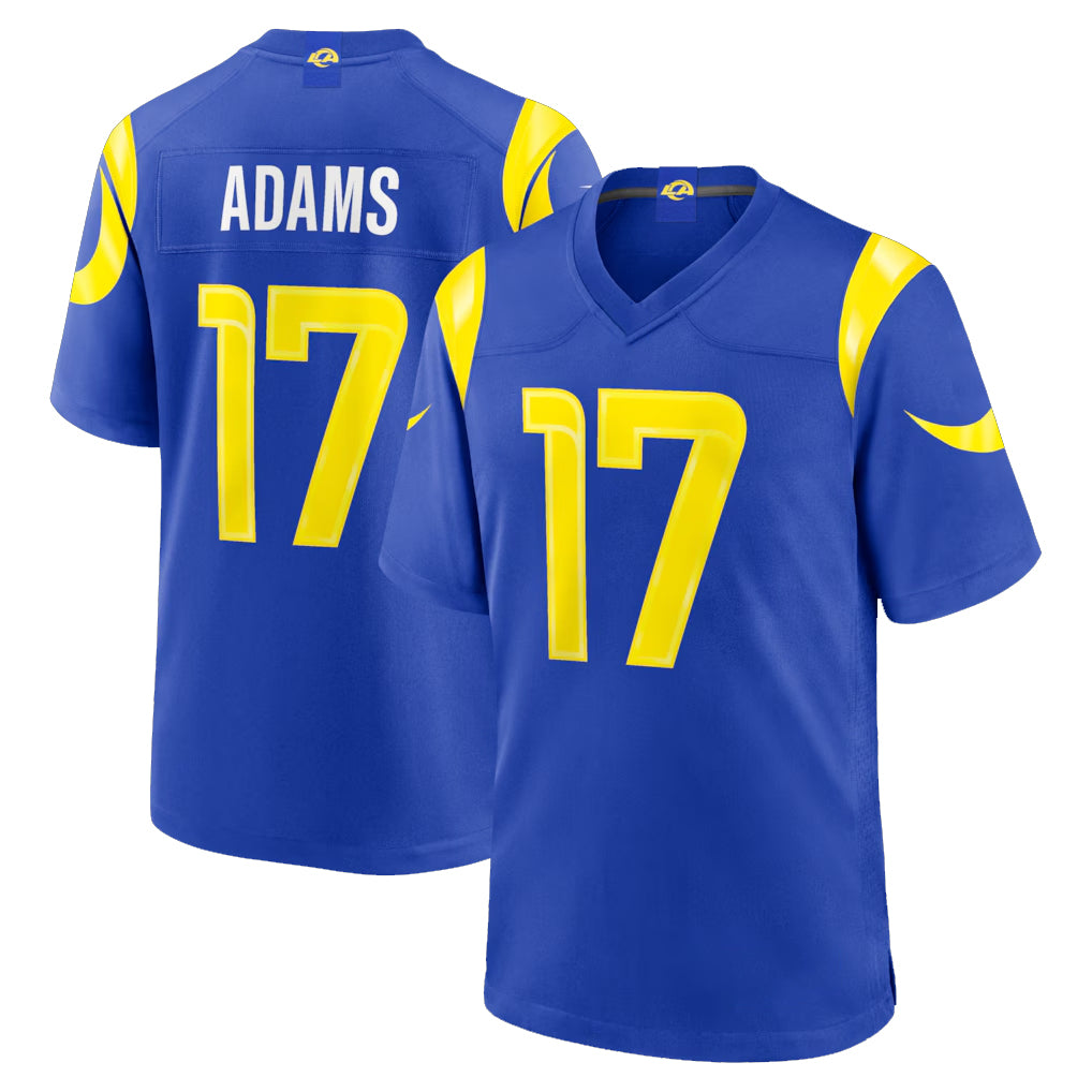 LA.Rams #17 Davante Adams Player Royal Limited Home Game Ldoa Stitched Jerseys