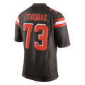 C.Browns #73 Joe Thomas Player Brown Vapor Limited Home Game Ldoa Stitched Jerseys