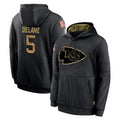 KC.Chiefs #5 Mansoor Delane Player Black Salute to Service Hoodies Limited Game Ldoa Stitched Jerseys