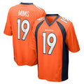 D.Broncos #19 Marvin Mims Jr. Player Orange Color Home Game Ldoa Stitched Jerseys