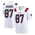 NE.Patriots #87 Romeo Doubs Player White Home Game Ldoa Stitched Jerseys