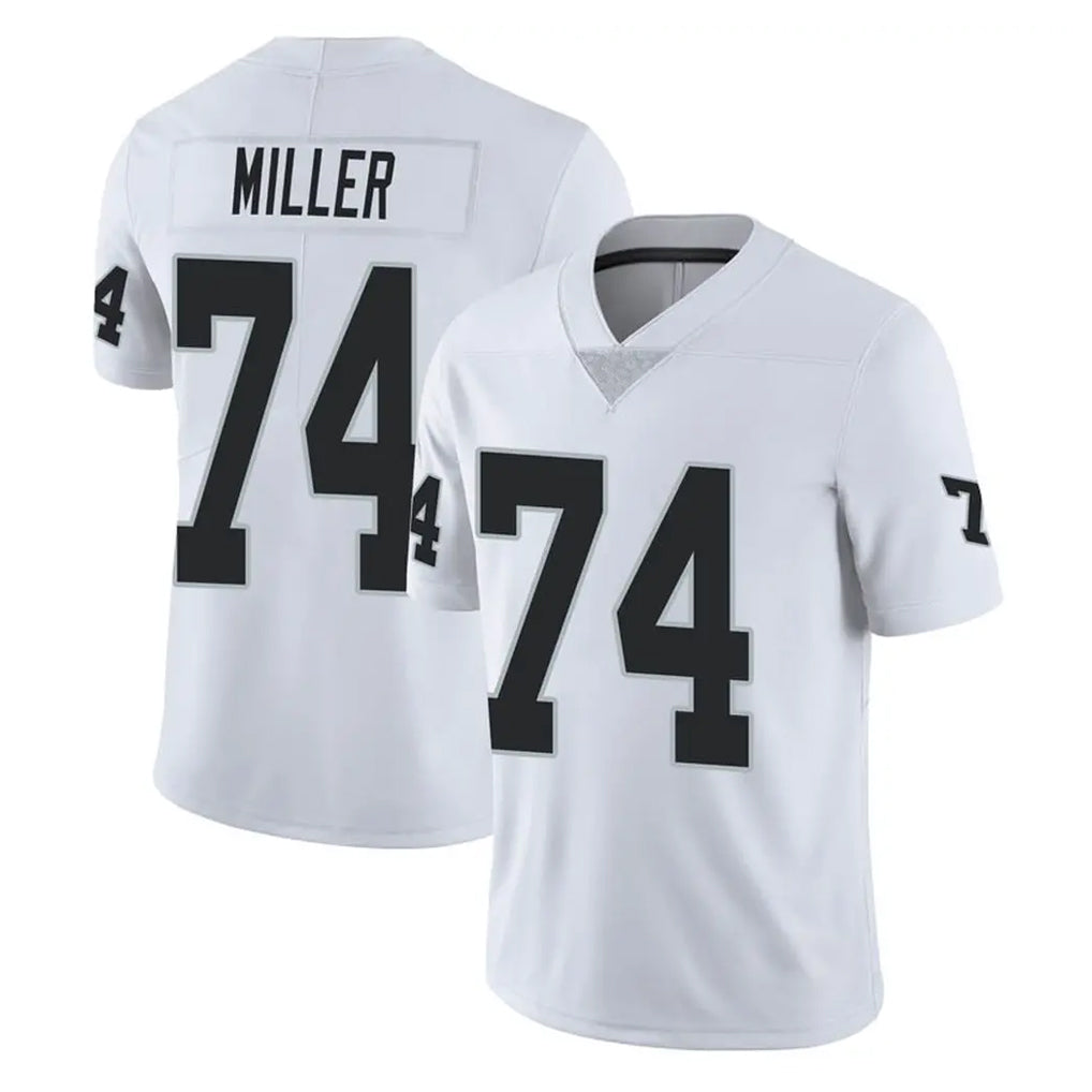 LV.Raiders #74 Kolton Miller Player White Limited Vapor Untouchable Home Game Ldoa Stitched Jerseys