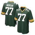 GB.Packers #77 Jordan Morgan Player Green Home Game Ldoa Stitched Jerseys