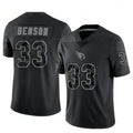 A.Cardinals #33 Trey Benson Player Black RFLCTV Limited Ldoa Stitched Jerseys