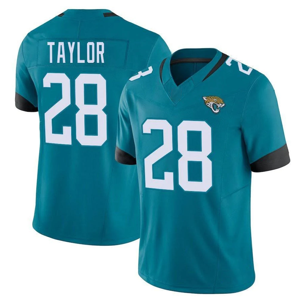 J.Jaguars #28 Fred Taylor Player Teal Vapor F.U.S.E. Limited Home Game Ldoa Stitched Jerseys
