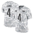 W.Commanders #4 Frankie Luvu Player Arctic Camo Limited Salute To Service Home Game Ldoa Stitched Jerseys