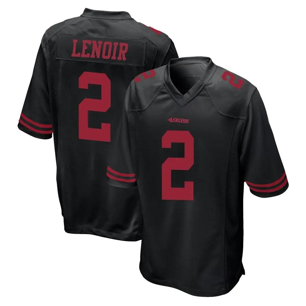 SF.49ers #2 Deommodore Lenoir Player Black Alternate Home Game Ldoa Stitched Jerseys