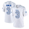 B.Bills #3 Damar Hamlin Player White Rivalries Collection Home Game Ldoa Stitched Jerseys