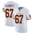 W.Commanders #67 Nick Allegretti Player White Limited Vapor Untouchable Home Game Ldoa Stitched Jerseys