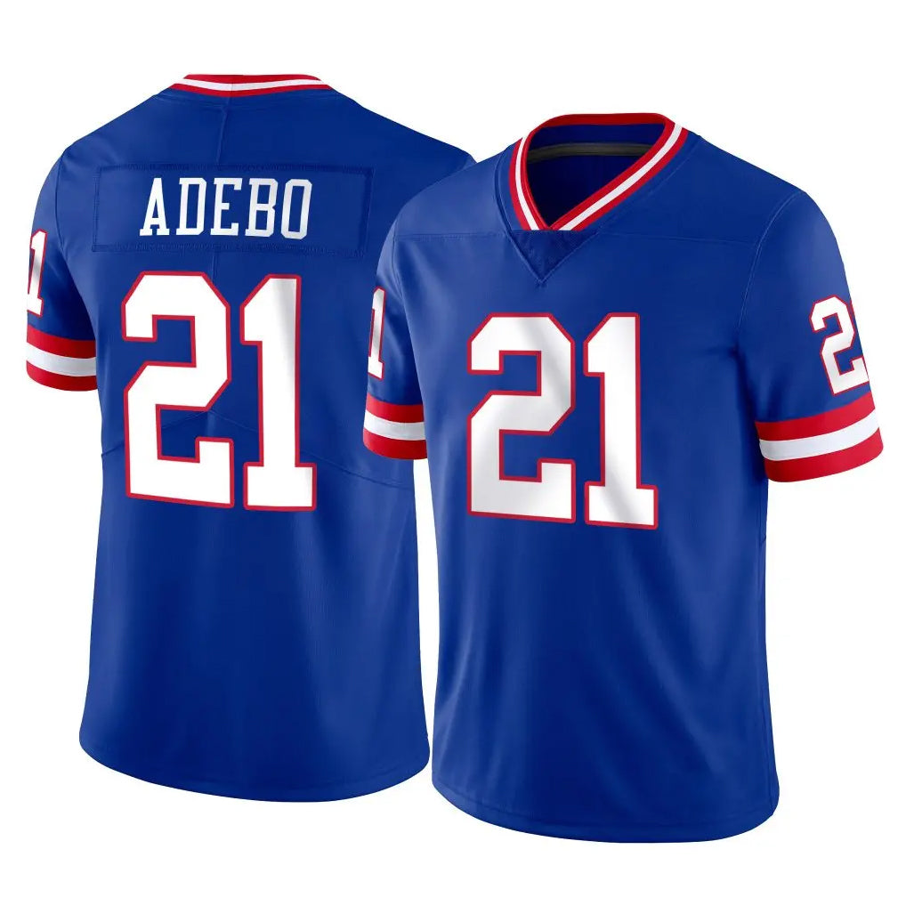 NY.Giants #21 Paulson Adebo Player Royal Classic Vapor Home Game Ldoa Stitched Jerseys