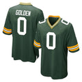 GB.Packers #0 Matthew Golden Player Green Home Game Ldoa Stitched Jerseys