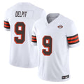 C.Browns #9 Grant Delpit Player White Limited Vapor F.U.S.E. Alternate Game Ldoa Stitched Jerseys