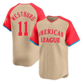 B.Orioles #11 Jordan Westburg Player Cream American League All-Star Limited Home Game Ldoa Stitched Jerseys