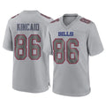 B.Bills #86 Dalton Kincaid Player Gray Fashion Home Game Ldoa Stitched Jerseys