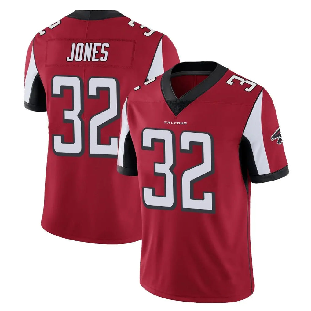 A.Falcons #32 Cash Jones Player Red Color Vapor Untouchable Limited Home Game Ldoa Stitched Jerseys