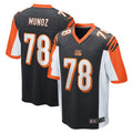 C.Bengals #78 Anthony Munoz Player Black Alternate Home Game Ldoa Stitched Jerseys