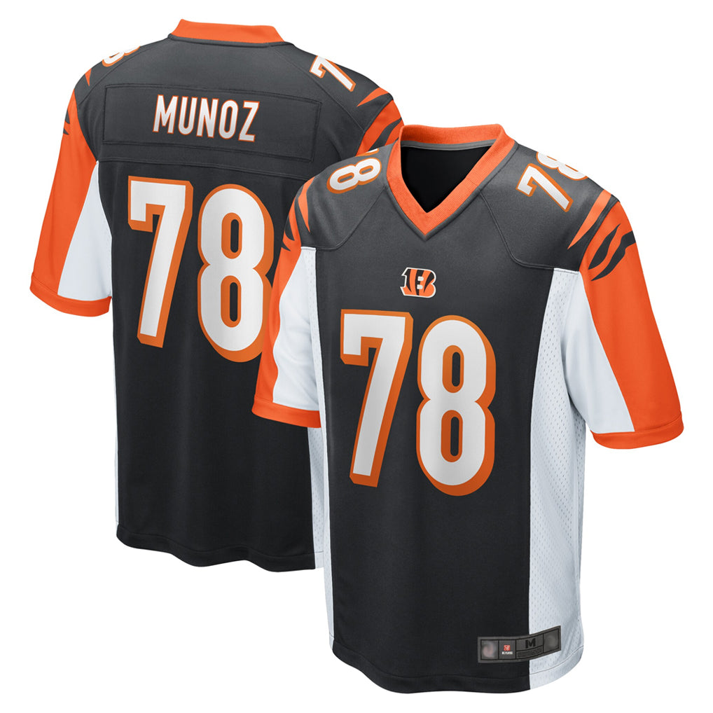 C.Bengals #78 Anthony Munoz Player Black Alternate Home Game Ldoa Stitched Jerseys