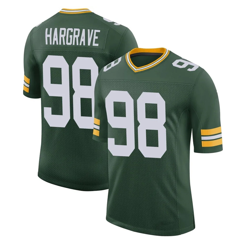 GB.Packers #98 Javon Hargrave Player Green Limited Classic Home Game Ldoa Stitched Jerseys