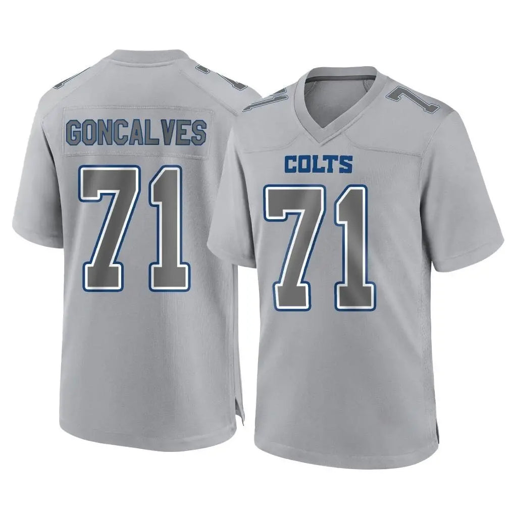 IN.Colts #71 Matt Goncalves Player Gray Atmosphere Fashion Home Game Ldoa Stitched Jerseys