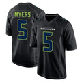 S.Seahawks #5 Jason Myers Player Black Limited Fashion Home Game Ldoa Stitched Jerseys