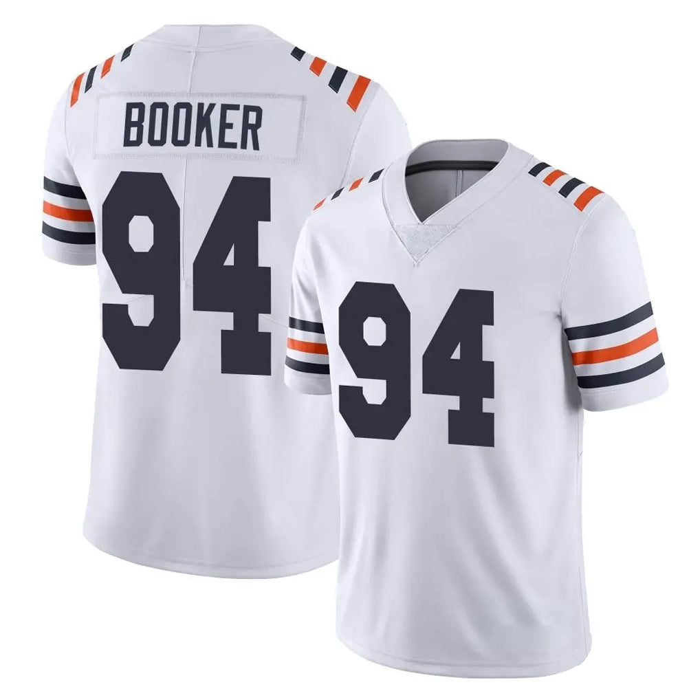 C.Bears #94 Austin Booker Player White Classic Vapor Limited Home Game Ldoa Stitched Jerseys