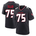 H.Texans #75 Wyatt Teller Player Navy Team Home Game Ldoa Stitched Jerseys