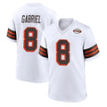 C.Browns #8 Dillon Gabriel Player White Alternate Home Game Ldoa Stitched Jerseys