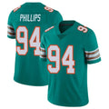 M.Dolphins #94 Jordan Phillips Player Aqua Limited Alternate Vapor Untouchable Home Game Ldoa Stitched Jerseys