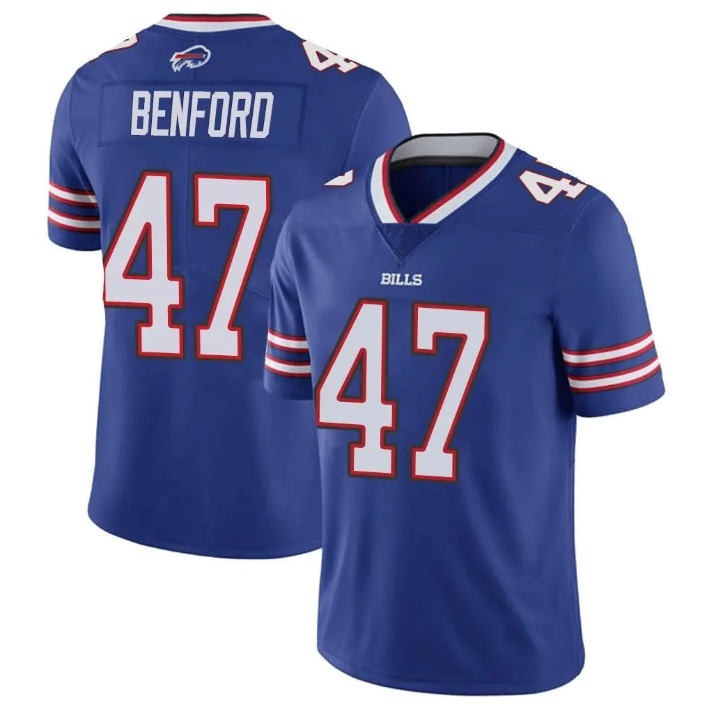 B.Bills #47 Christian Benford Player Royal Vapor Untouchable Limited Ldoa Stitched Jerseys