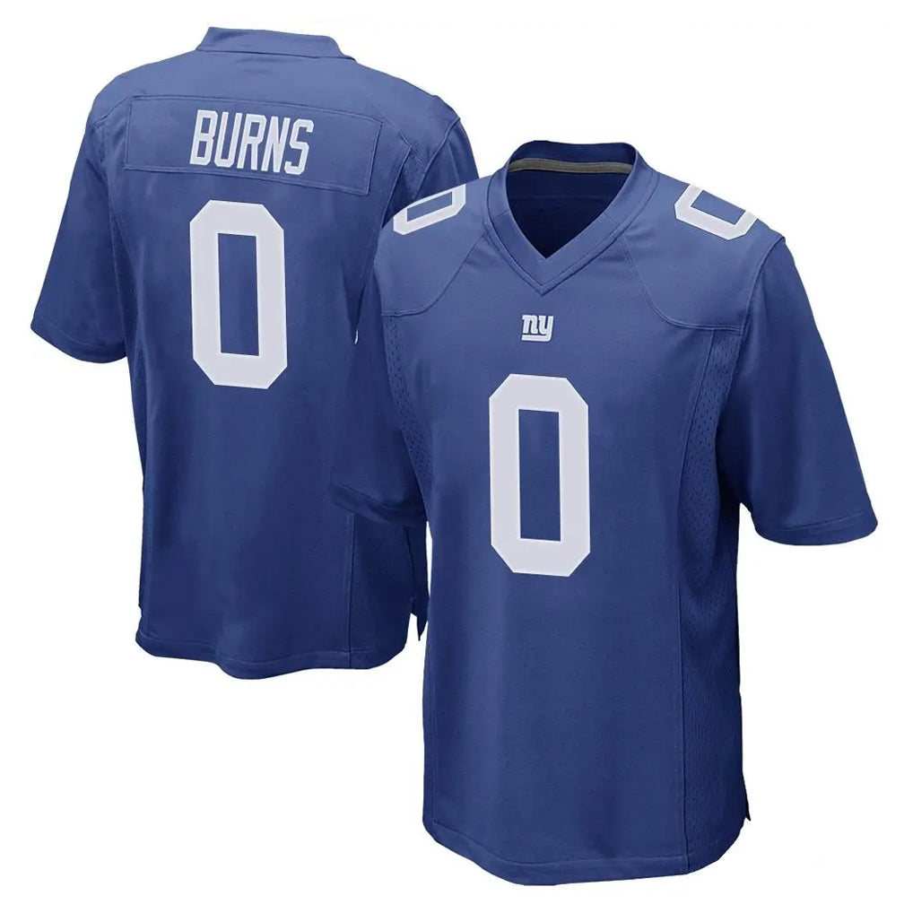 NY.Giants #0 Brian Burns Player Royal Home Game Ldoa Stitched Jerseys
