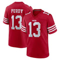 SF.49ers #13 Brock Purdy Player Red Game Home Ldoa Stitched Jerseys