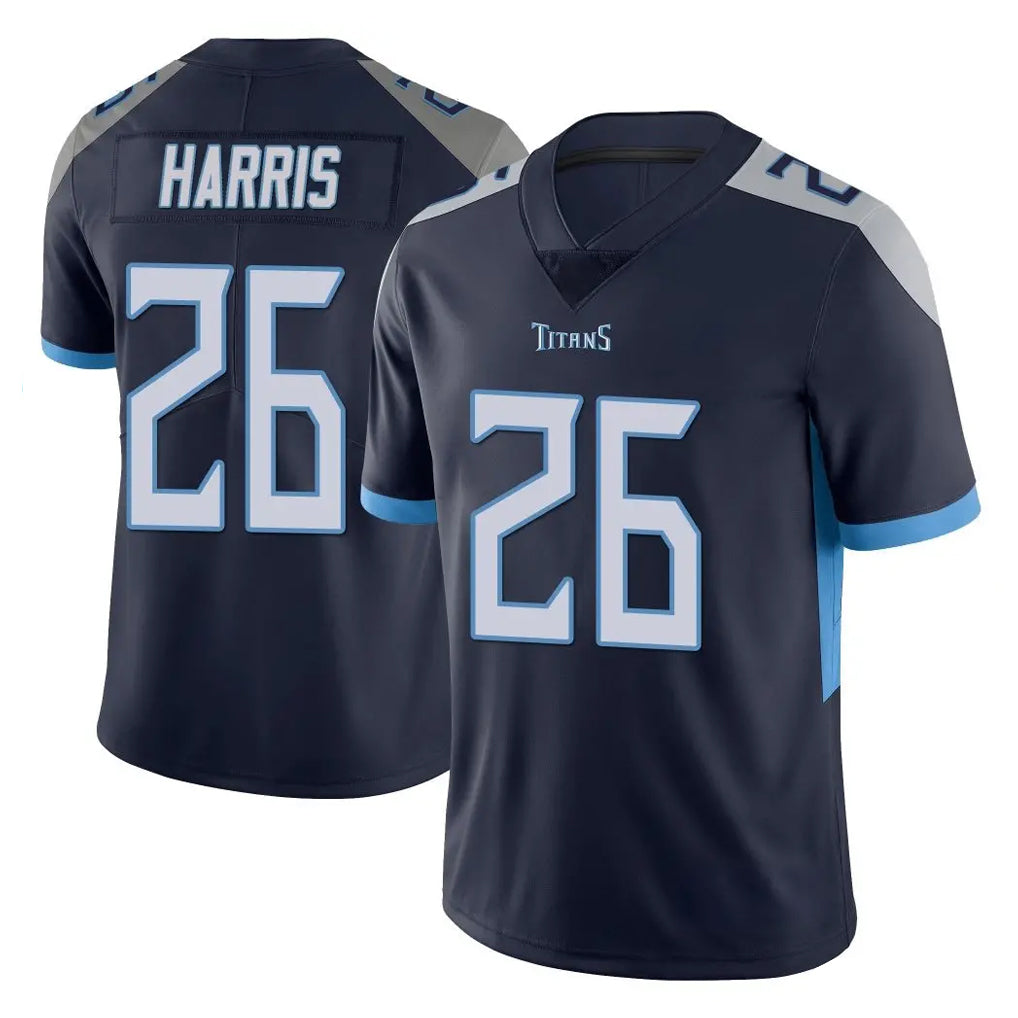 T.Titans #26 Marcus Harris Player Navy Limited Vapor Untouchable Home Game Ldoa Stitched Jerseys