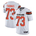 C.Browns #73 Joe Thomas Player White Vapor Limited Home Game Ldoa Stitched Jerseys