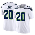 S.Seahawks #20 Julian Love Player White Limited Vapor F.U.S.E. Home Game Ldoa Stitched Jerseys