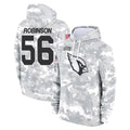 A.Cardinals #56 Darius Robinson Player Arctic Camo Limited Salute to Service Pullover Hoodies Game Ldoa Stitched Jerseys