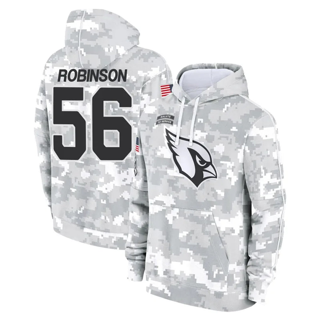 A.Cardinals #56 Darius Robinson Player Arctic Camo Limited Salute to Service Pullover Hoodies Game Ldoa Stitched Jerseys