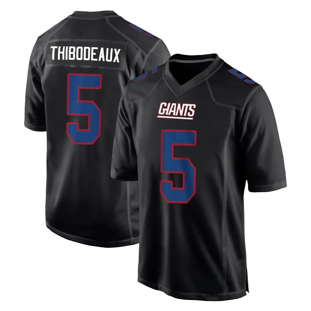 NY.Giants #5 Kayvon Thibodeaux Player Carbon Fashion Limited Home Game Ldoa Stitched Jerseys