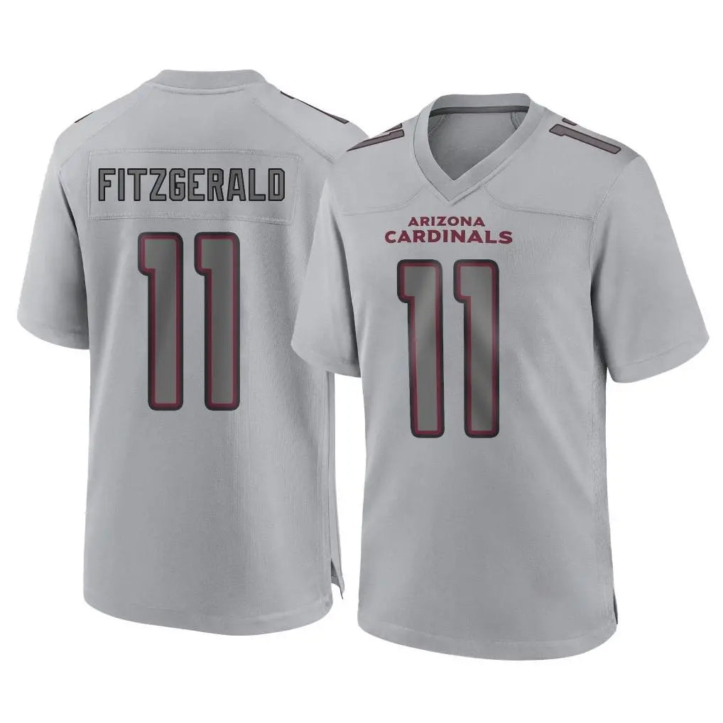 A.Cardinals #11 Larry Fitzgerald Player Gray Fashion Home Game Ldoa Stitched Jerseys