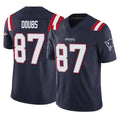 NE.Patriots #87 Romeo Doubs Player Navy Limited Vapor F.U.S.E. Home Game Ldoa Stitched Jerseys
