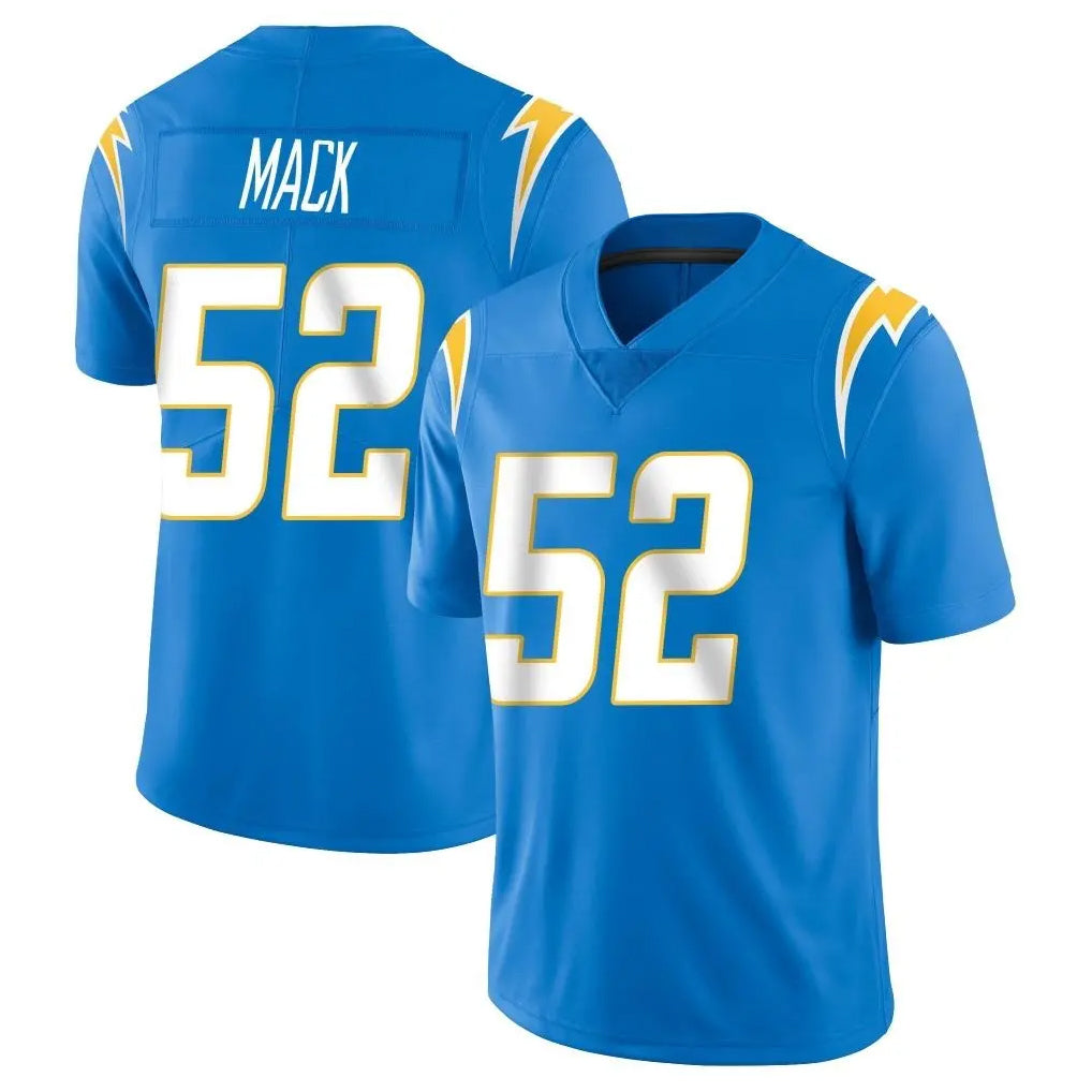 LA.Chargers #52 Khalil Mack Player Blue Limited Vapor Untouchable Home Game Ldoa Stitched Jerseys